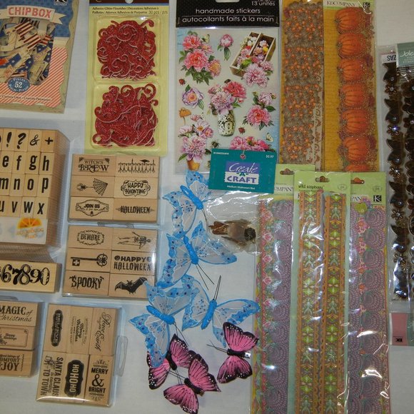 Other - Craft Supply Lot Scrapbooking, Stamp & Misc